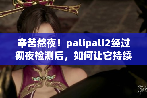 辛苦熬夜！palipali2經(jīng)過徹夜檢測后，如何讓它持續(xù)高效？