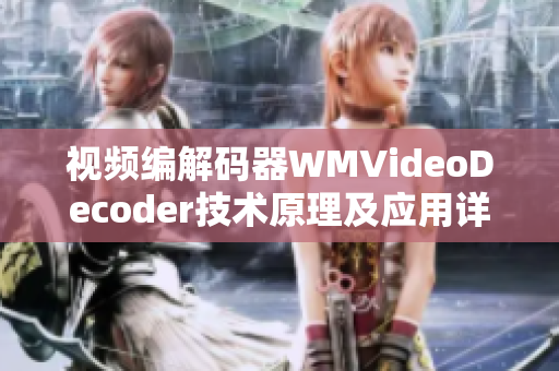 視頻編解碼器WMVideoDecoder技術原理及應用詳解
