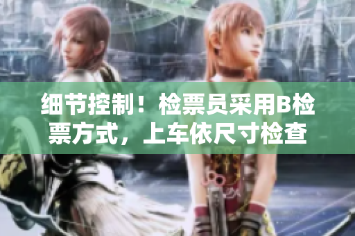 細(xì)節(jié)控制！檢票員采用B檢票方式，上車依尺寸檢查
