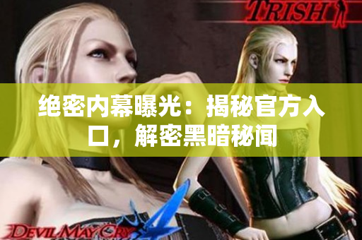 絕密內(nèi)幕曝光：揭秘官方入口，解密黑暗秘聞