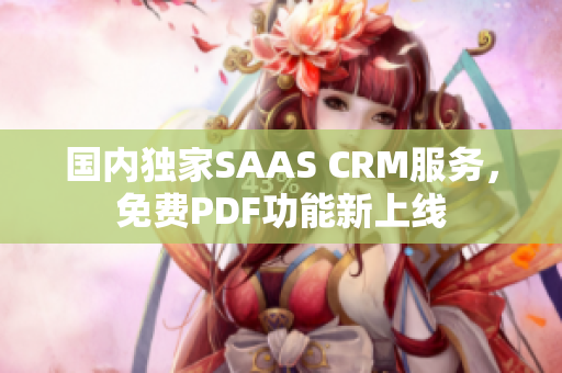 國(guó)內(nèi)獨(dú)家SAAS CRM服務(wù)，免費(fèi)PDF功能新上線