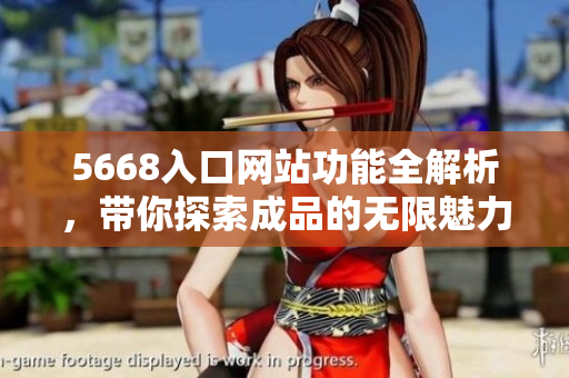 5668入口網(wǎng)站功能全解析，帶你探索成品的無(wú)限魅力