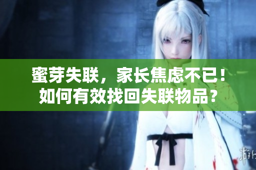 蜜芽失聯(lián)，家長(zhǎng)焦慮不已！如何有效找回失聯(lián)物品？