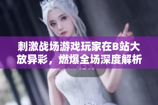 刺激戰(zhàn)場(chǎng)游戲玩家在B站大放異彩，燃爆全場(chǎng)深度解析游戲技術(shù)與戰(zhàn)術(shù)操作