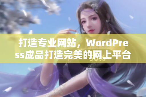 打造專業(yè)網(wǎng)站，WordPress成品打造完美的網(wǎng)上平臺