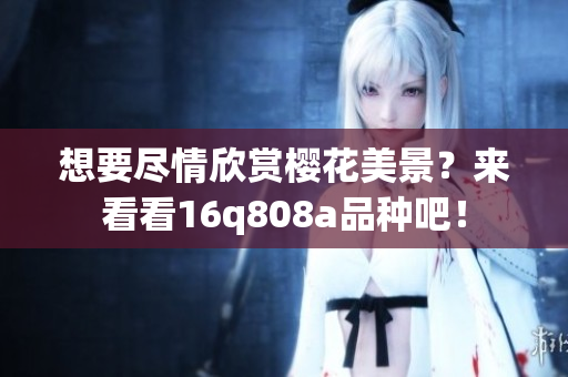 想要盡情欣賞櫻花美景？來看看16q808a品種吧！