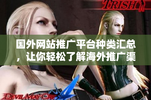 國外網(wǎng)站推廣平臺種類匯總，讓你輕松了解海外推廣渠道