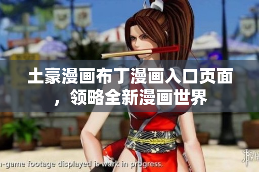 土豪漫畫布丁漫畫入口頁面，領略全新漫畫世界