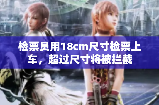 檢票員用18cm尺寸檢票上車(chē)，超過(guò)尺寸將被攔截