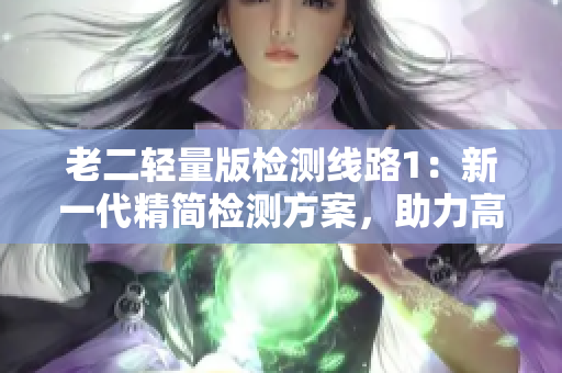 老二輕量版檢測線路1：新一代精簡檢測方案，助力高效診斷